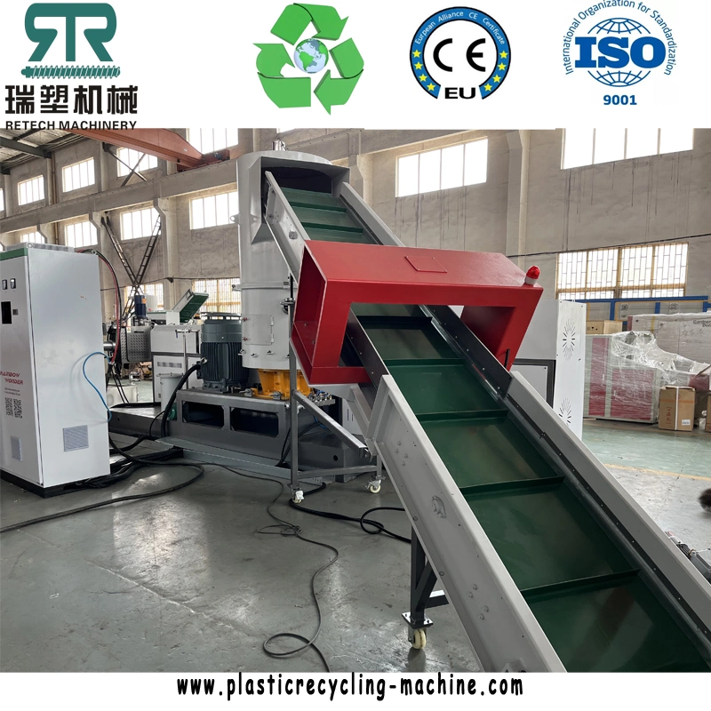 PA6 PA66 Nylon Filament Fiber Fishing Net Carpet Fabric Pelletizing Recycling Machine with Automatic Strand Noodle Cutting Pelletizer