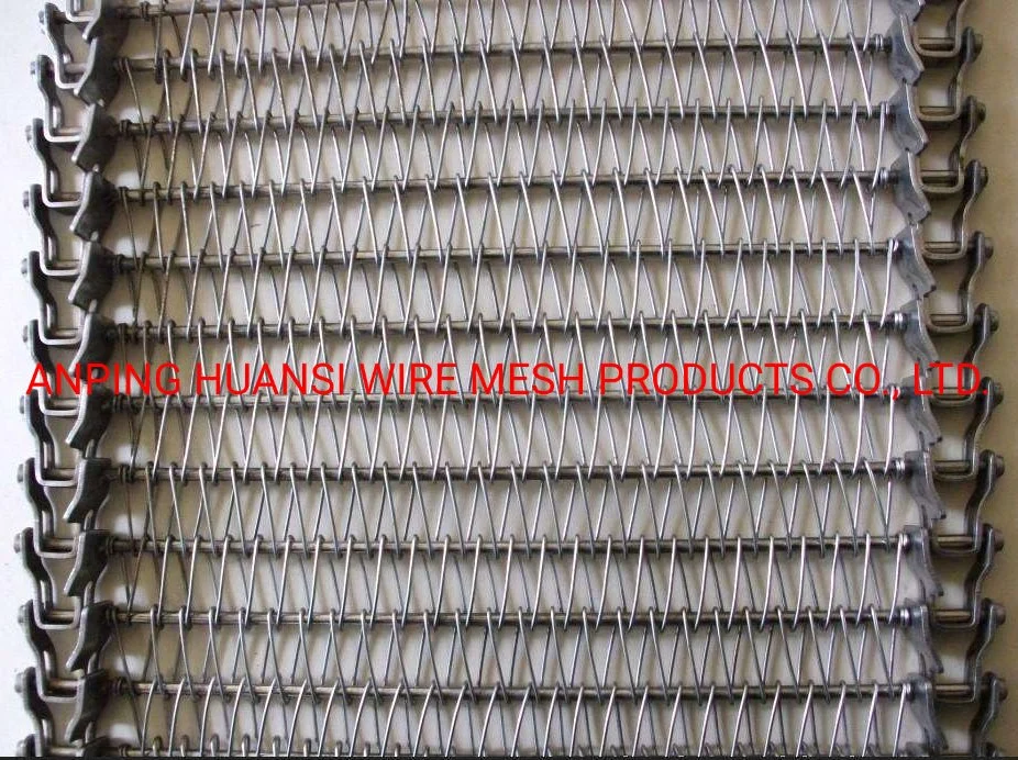 Stainless Steel Wire Mesh Spiral Cooling Conveyor Belt for Cakes