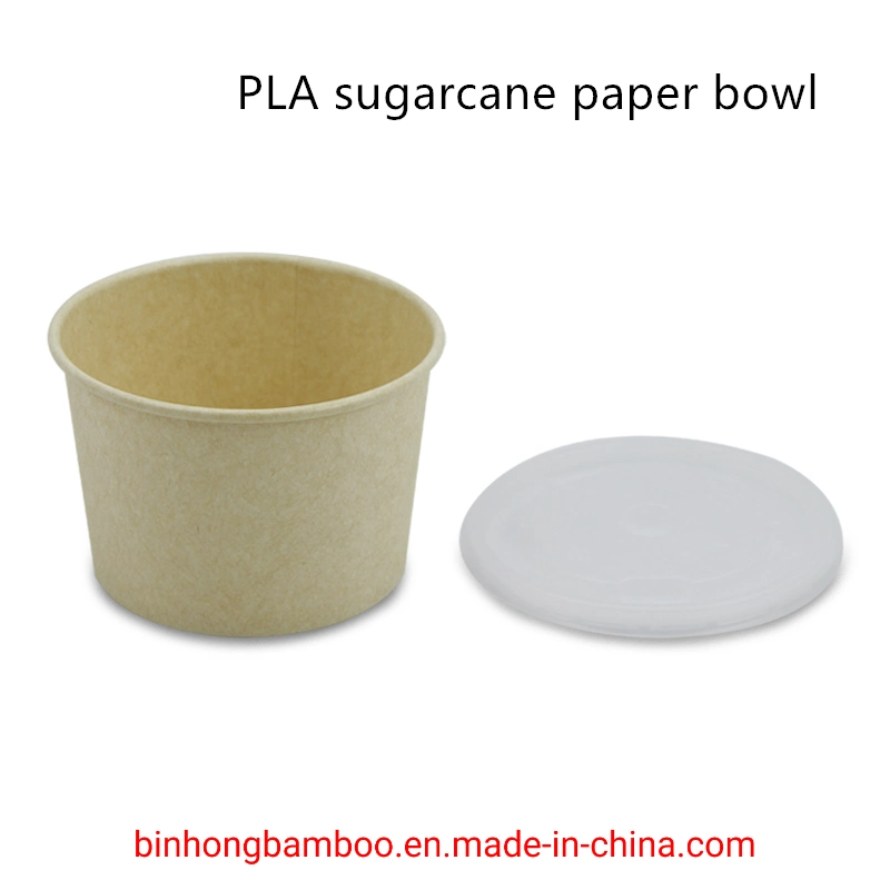 Accept Custom Food Grade Disposable Sugarcane Bagasse Tableware Bowl