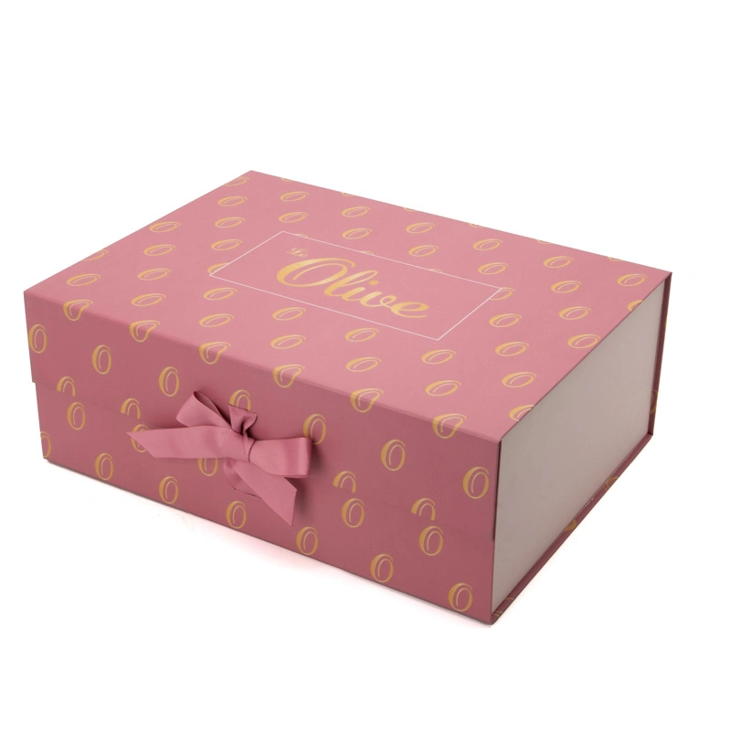 Custom Luxury Eco Friendly Beauty Hair Extensions Magnetic Closure Gift Paper Folding Box Packaging