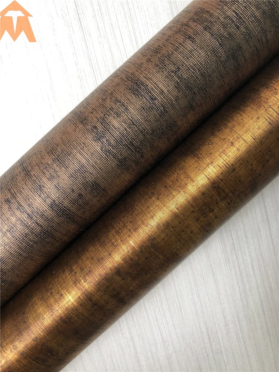 Metallic Color Decorative Lamination PVC Membrane Foil for Wall Panel