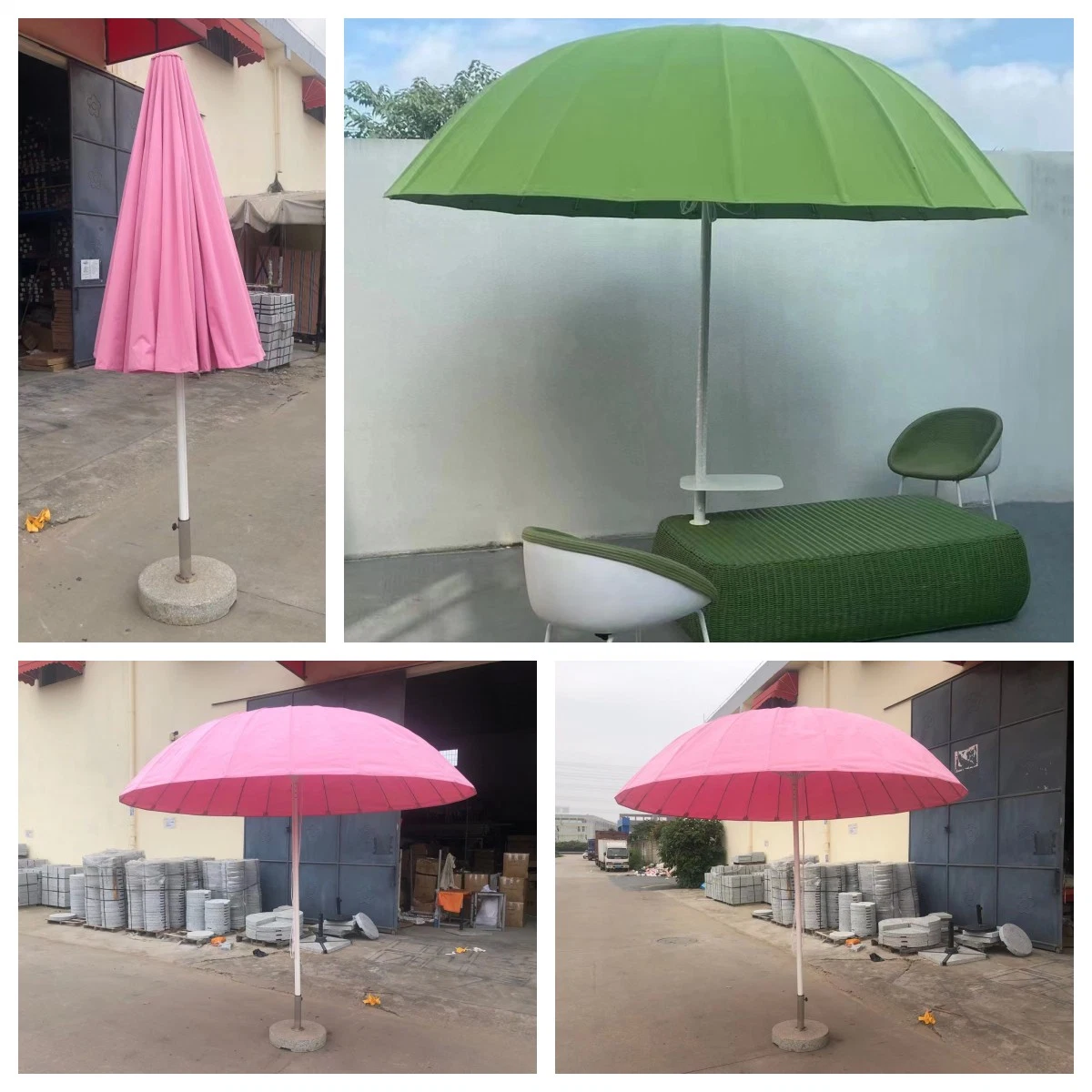 Алюминий кружевной зонтик солнечным зонтом из расчета садовой мебелью 8 ребер на открытом воздухе тени 3м раунда
