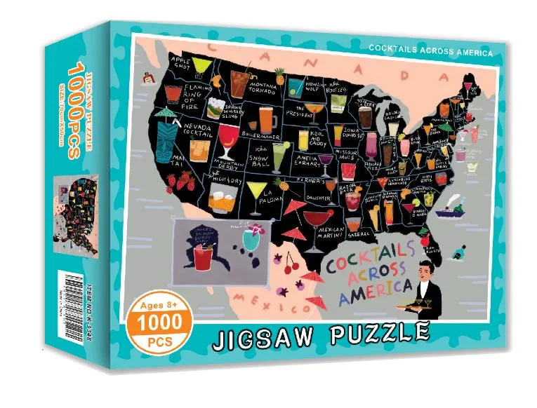 Professional Puzzle Maker Kid Adult World Map Jigsaw Puzzle Custom Wholesale/Suppliers Customized Educational Kids Puzzles Game