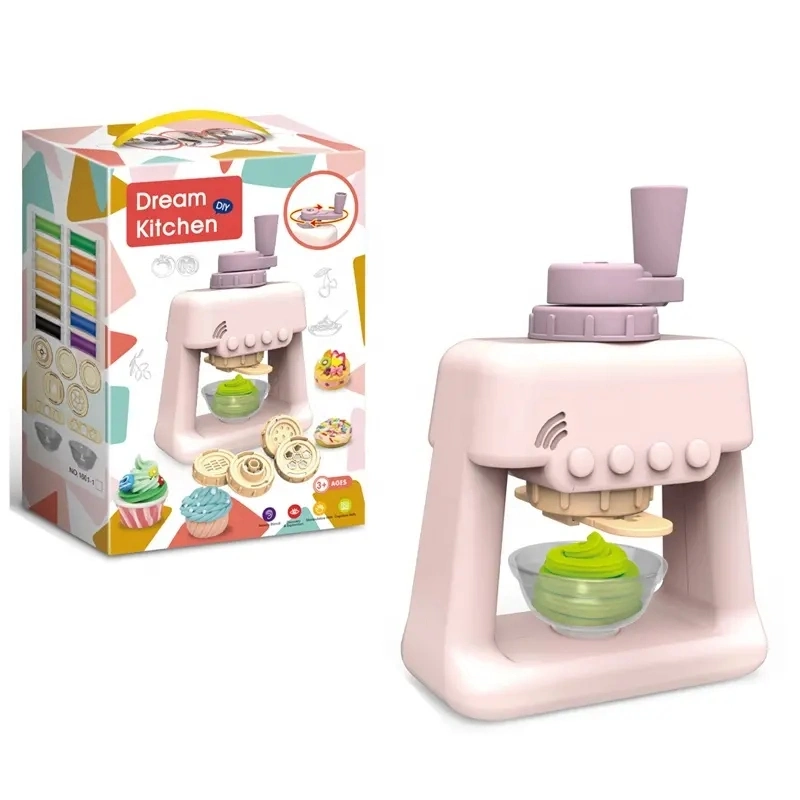 Wholesale/Supplier Kids New Products Ice Cream Machine Children Play House Hands-on Ability Training Color Mud Moulding Maker