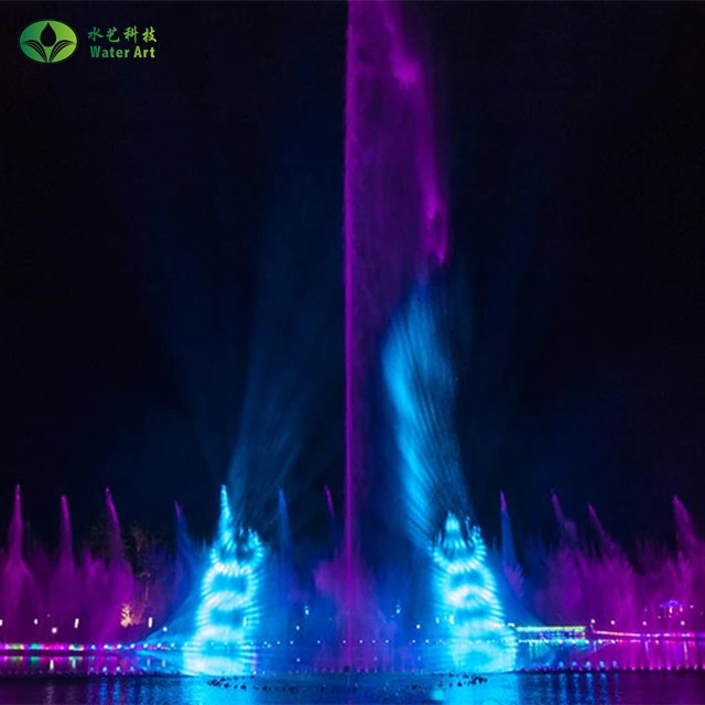 Free Design Outdoor Water Curtain Movie with Moving Projector Water Water Screen Fountain