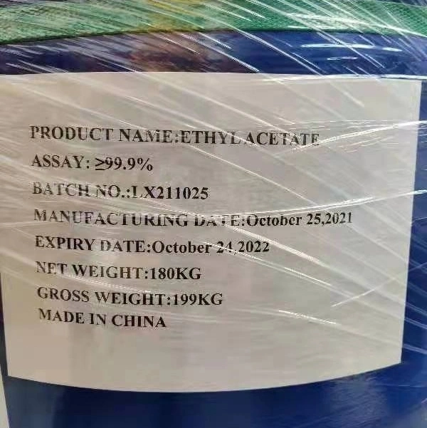 Bulk Supply High Purity 99.5%Min Ethyl Acetate From China