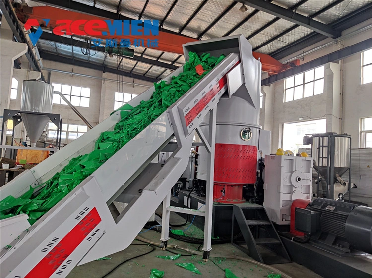 400-1000kg/H PE PP Film Woven Bags Recycling Plastic Granulator Extruder Production Line Waste Pellet Making Machine Cost Prices