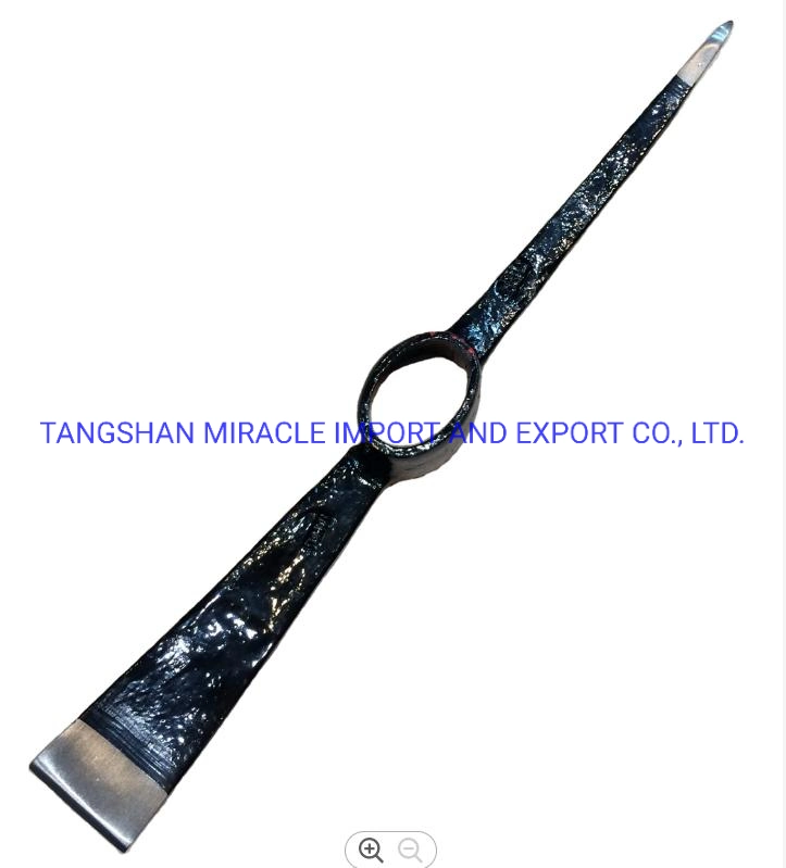 Factory Sale Railway Steel Pickaxe Black Color Hammer Forged P410 for African Market