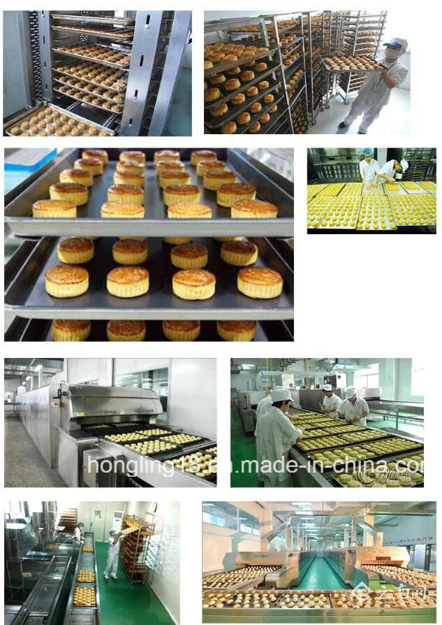 Fábrica de alimentos de la línea de producción de galletas de pan de Horno Túnel eléctrico