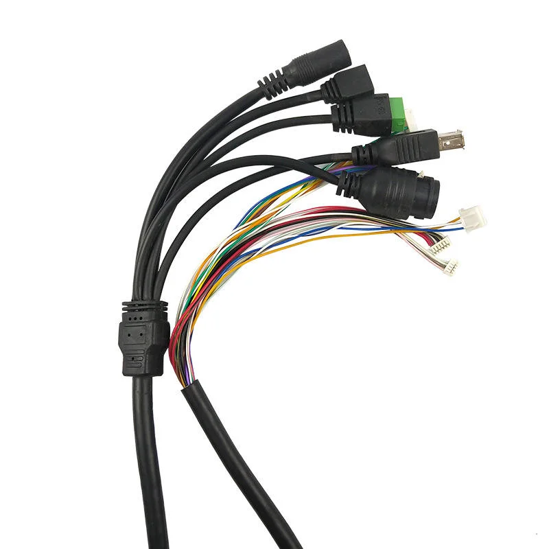 Waterproof Surveillance Face Recognition Multi-Functional Wire IP Camera Tail Cable for IP Camera Cable