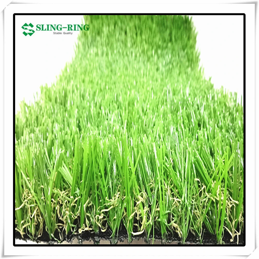 Soccer Artificial Grass Diamond Shape Artificial Grass for Football