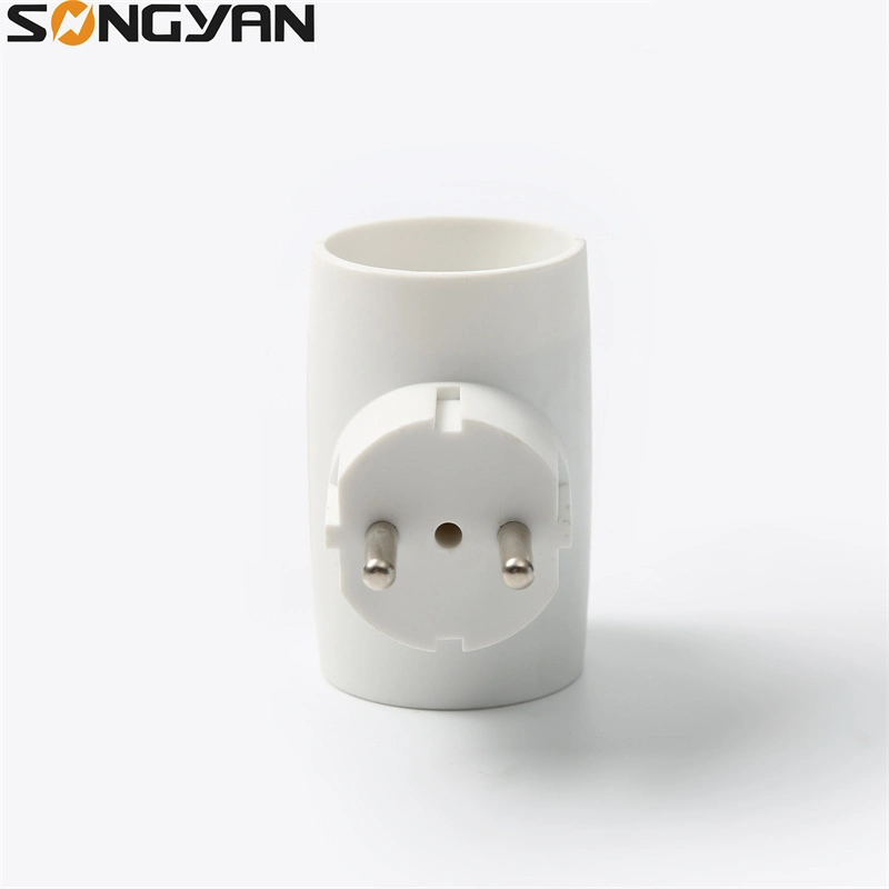 Europe Multi Plug T-Shaped Travel Power Conversion Socket Adapter