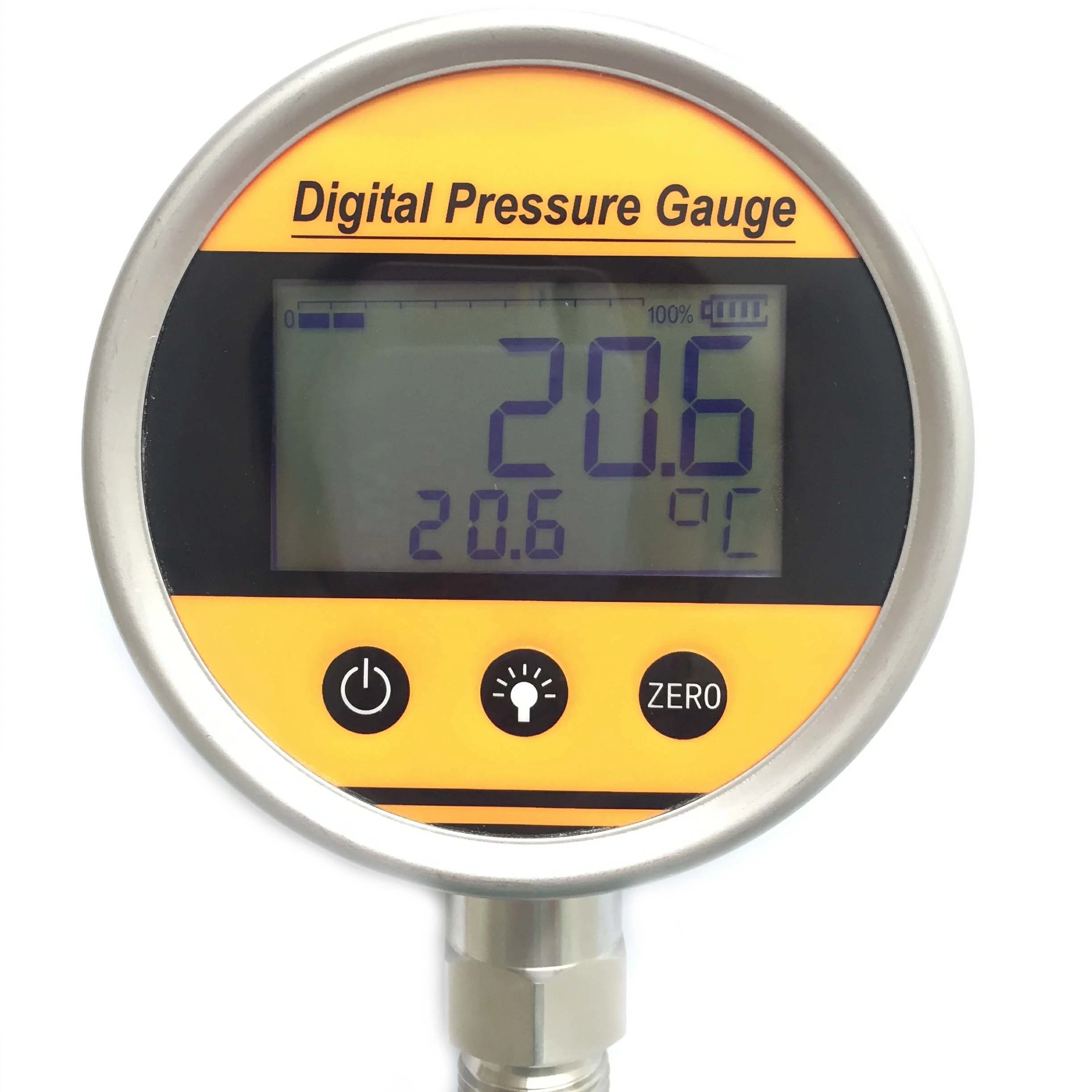 Stainless Steel Industrial LCD Digital Display 200&ordm; C Temperature Gauge Temperature Meter for Liquid Water Oil Chemical