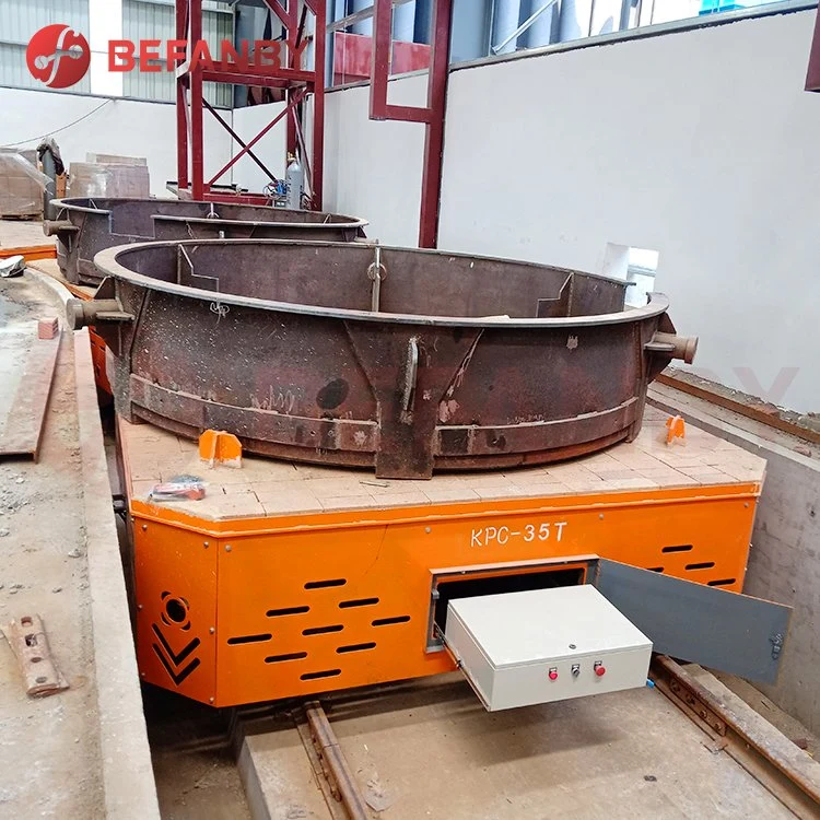 Busbar Operated Motorized Railway Handling Vehicle for Transport Cargo