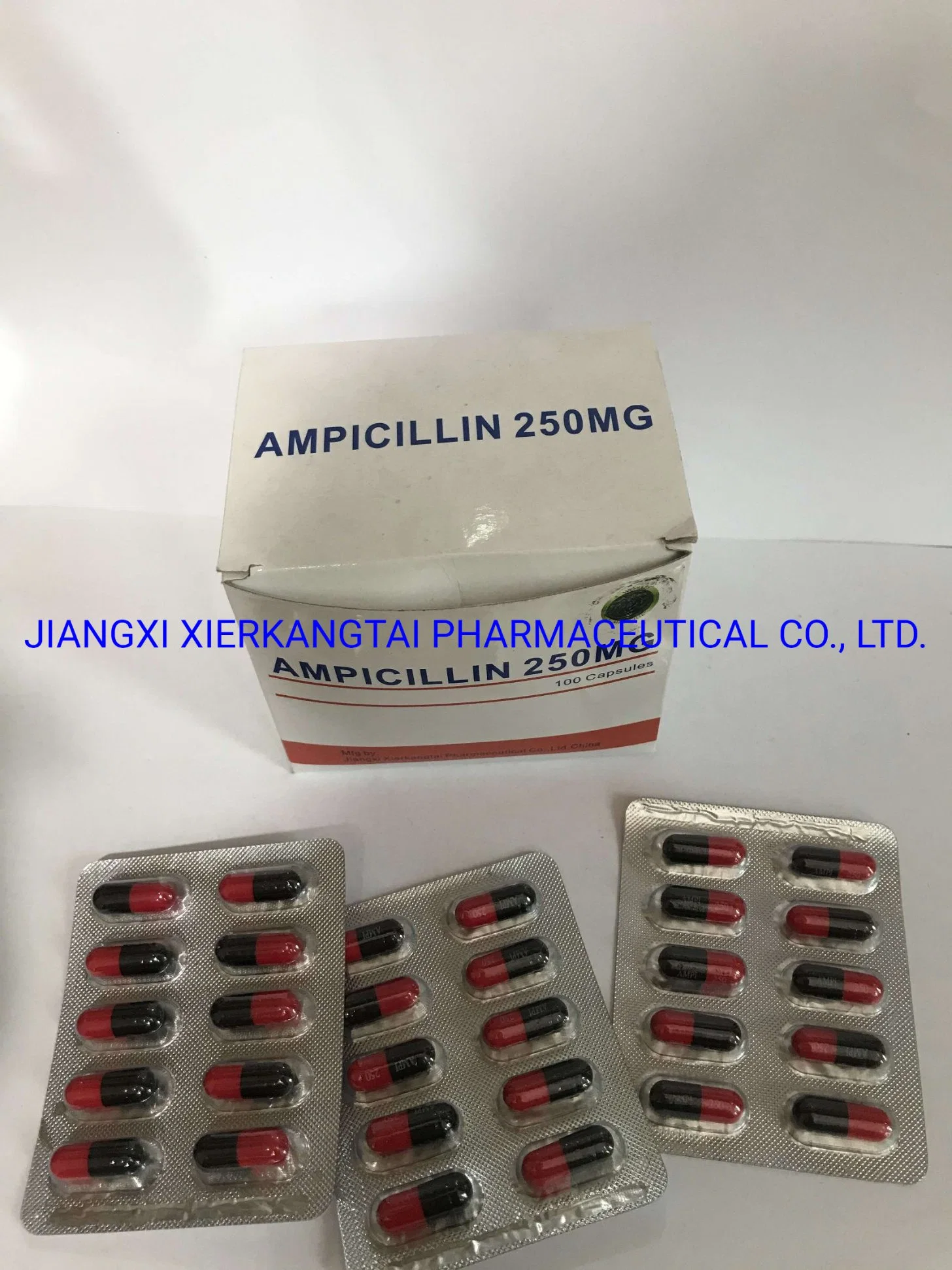 Cápsula de ampicilina 250mg 500mg GMP certificada