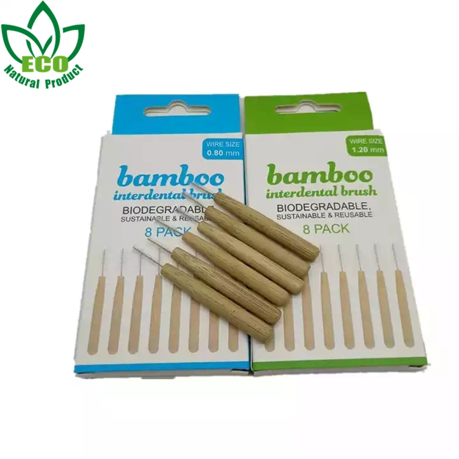 Bamboo Interdental Brushes Between Teeth Thin Between Toothbrushes Tooth Cleaner Dental Cleaning