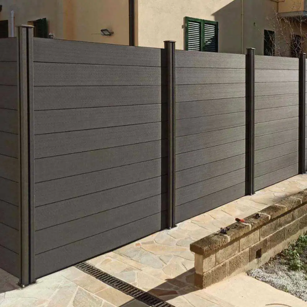 Plastic Composite Manufacturer The Most Popular WPC Wood WPC Fence Wood-Plastic Composite