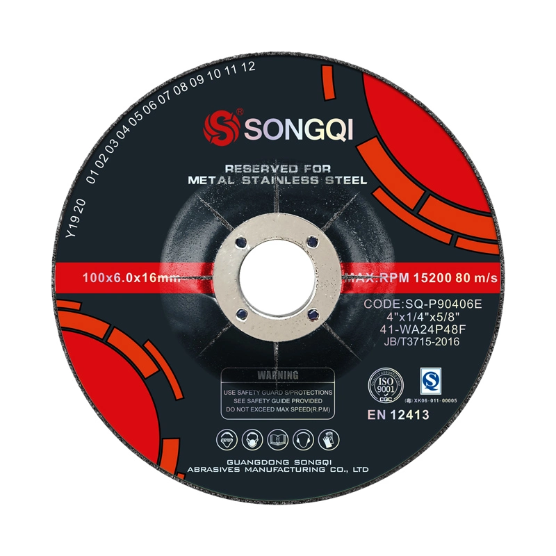 Songqi Manufacturers Grinding Wheel with Half Net for Stainless Steel