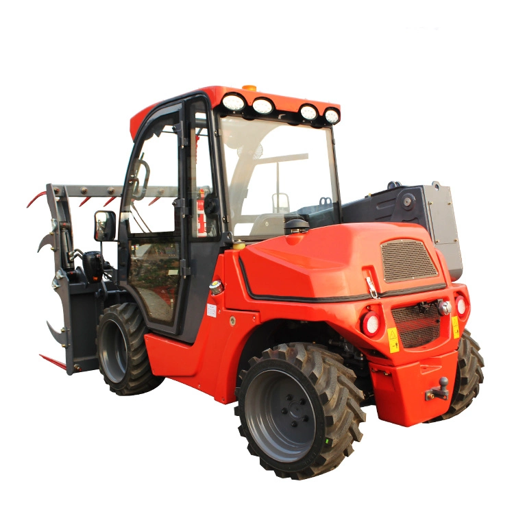 Factory Price Everun Ert1500 Construction Machinery Equipment 4 Wheel Drive with Mini Front End Telescopic Mini Telescopic Wheel Loader for Sale