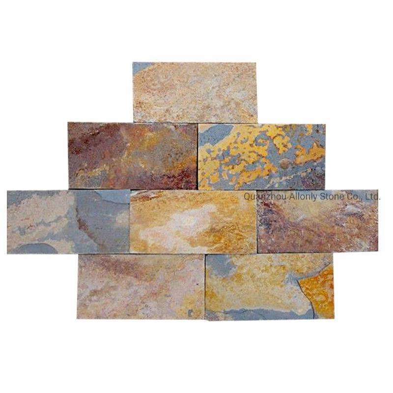 Non-Splip Rusty Outdoor Floor Tile Slate for Garden Decoration