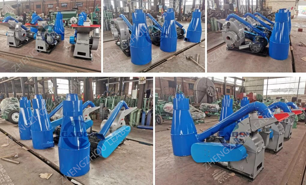 CE Wood Crushing Grinding Machine for Sawdust Tree Branch Log Crusher Timber Shredder for Sale