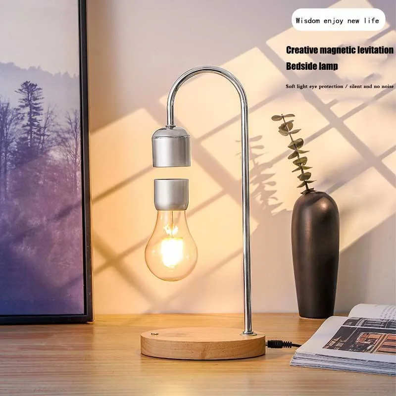 Domestic Romantic LED Light Wireless Charging Magnetic Levitating Lamp Bulb