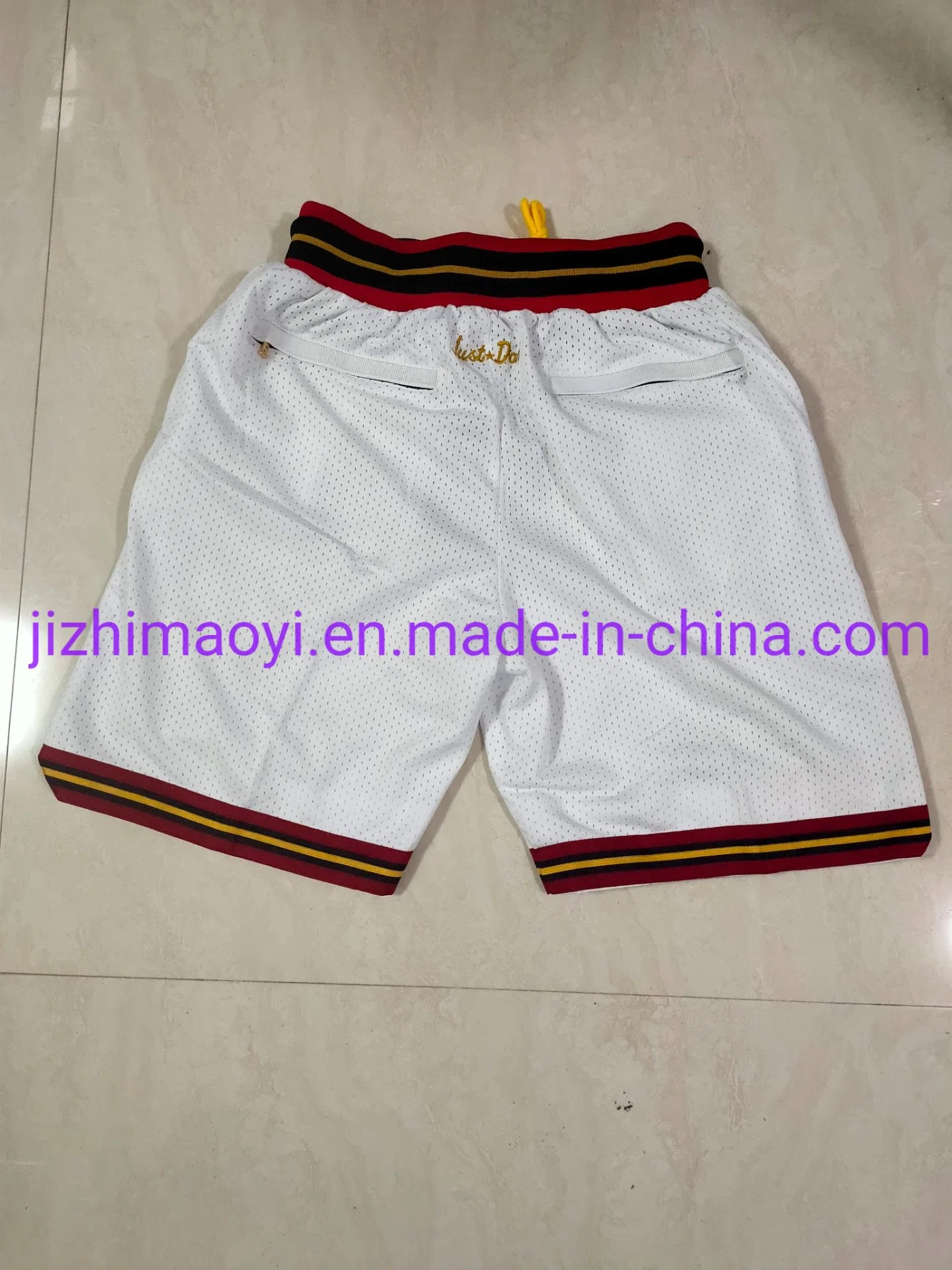 Mayoreo Dropshipping N-B-a cortos sólo Don 76ers Stitch bordados Basketball Shorts