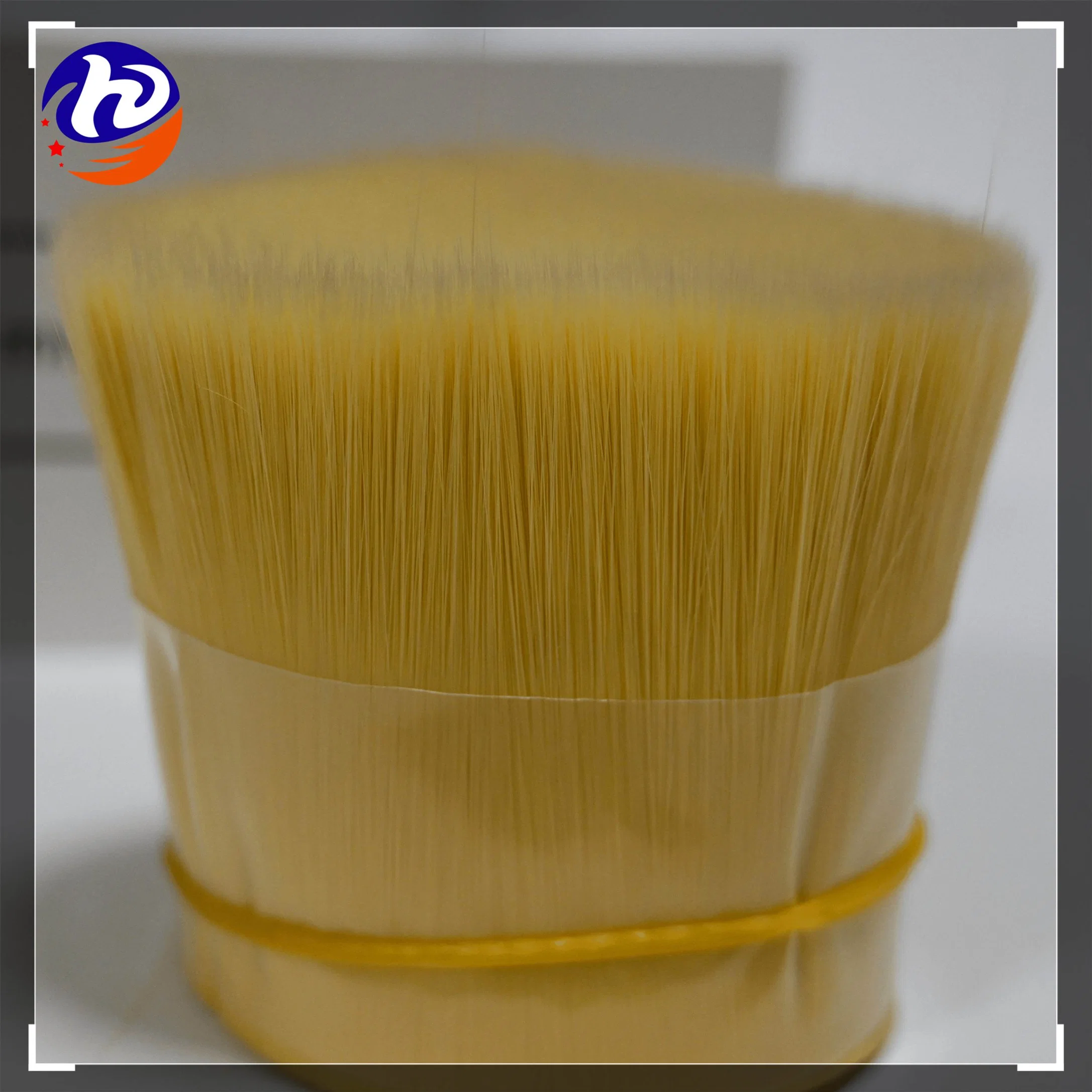 Natural White Boiled Bristle, Bleached Color, 90% Tops