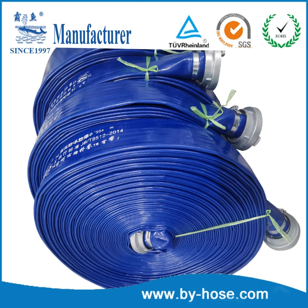 Blue Colour PVC Tube for Garden Irrigation Tape Drip Irrigation