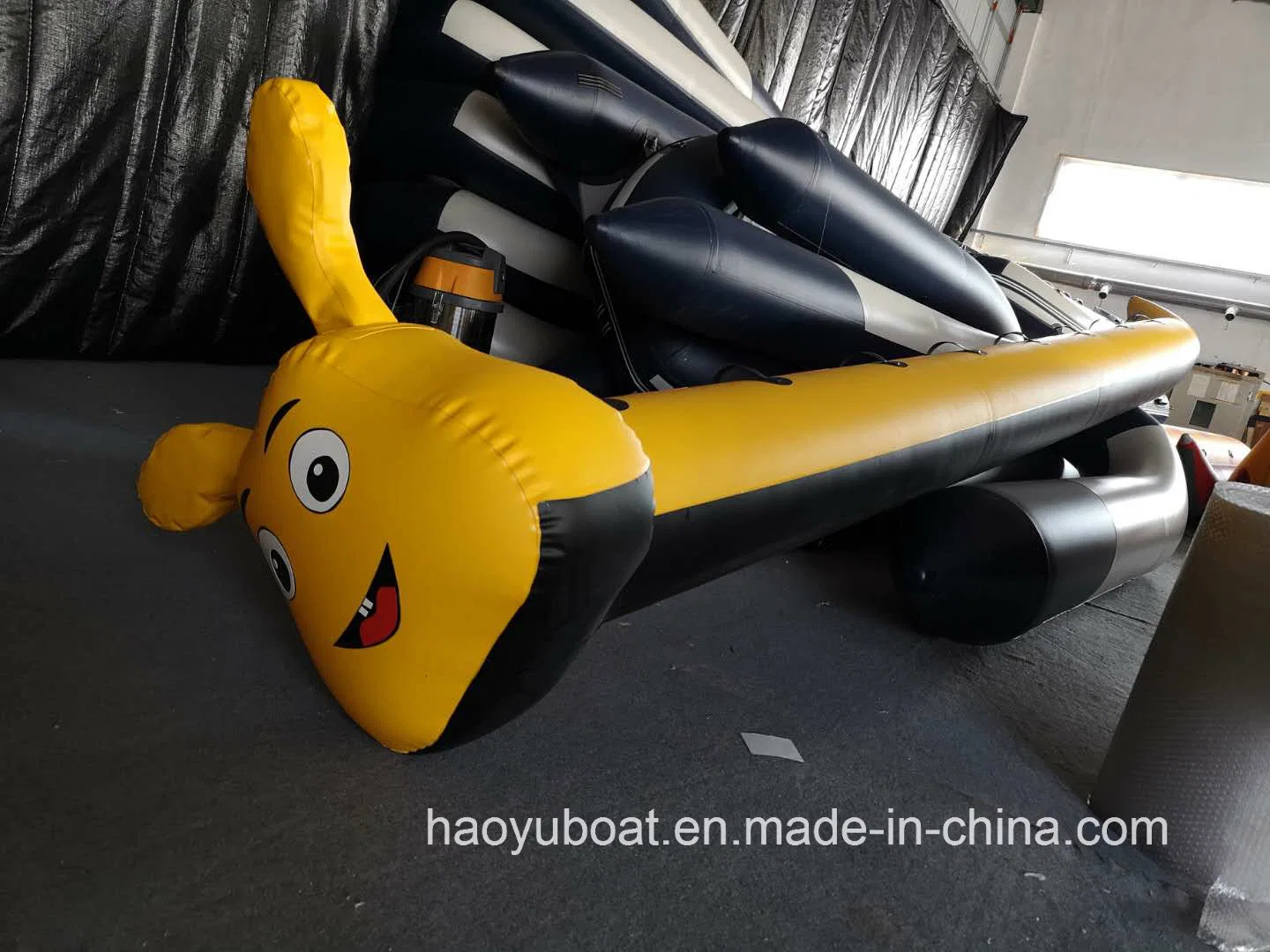 Haoyu Embarcaciones neumáticas Caterpillar productos Juego Banana Boat