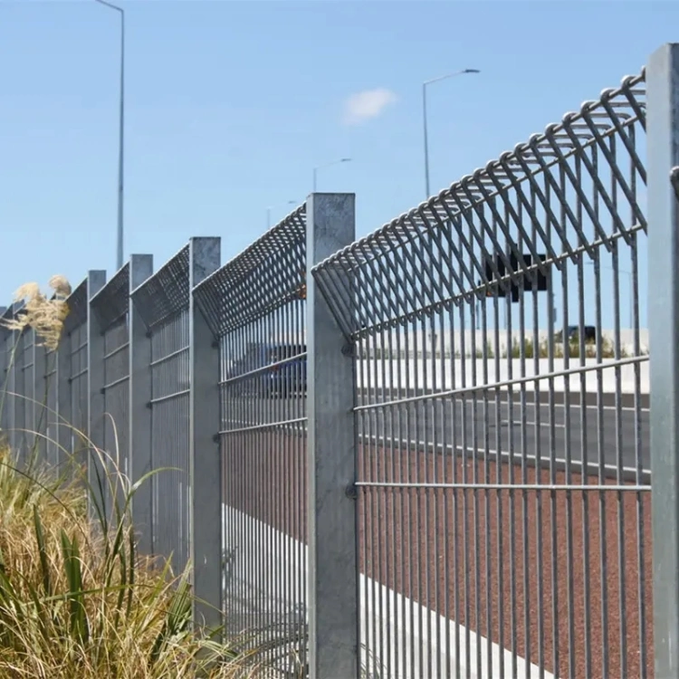 Hot Dipped Galvanized Easily Assembled Steel Roll Top Brc Fence Triangle Bending Welded Mesh