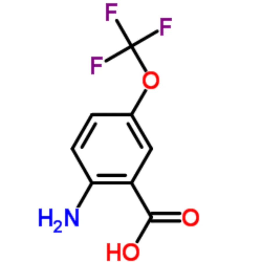 Factory Price Pharmaceutical Chemical Purity Degree 99% CAS No. 83265-56-9 2-Amino-5- (trifluoromethoxy) Benzoic Acid