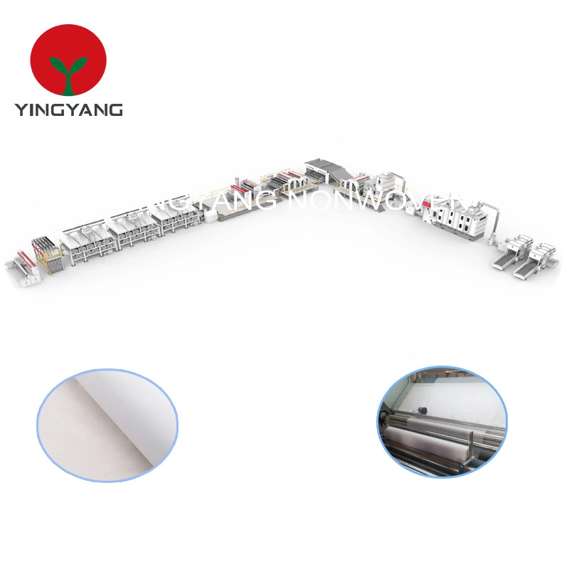 Easy Operation 40m/Min Base on 20GSM Linear Speed Adhesive Lining Production Line