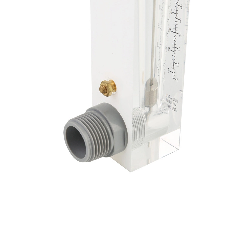 New Arrived Durable Panel Mount Nitrogen Gas Acrylic Flowmeter Water Flow Meter with Adjustment Valve