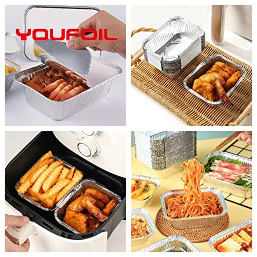 Disposable Aluminium Foil Bakeware Oven Buffet Trays Christmas Baking Pan