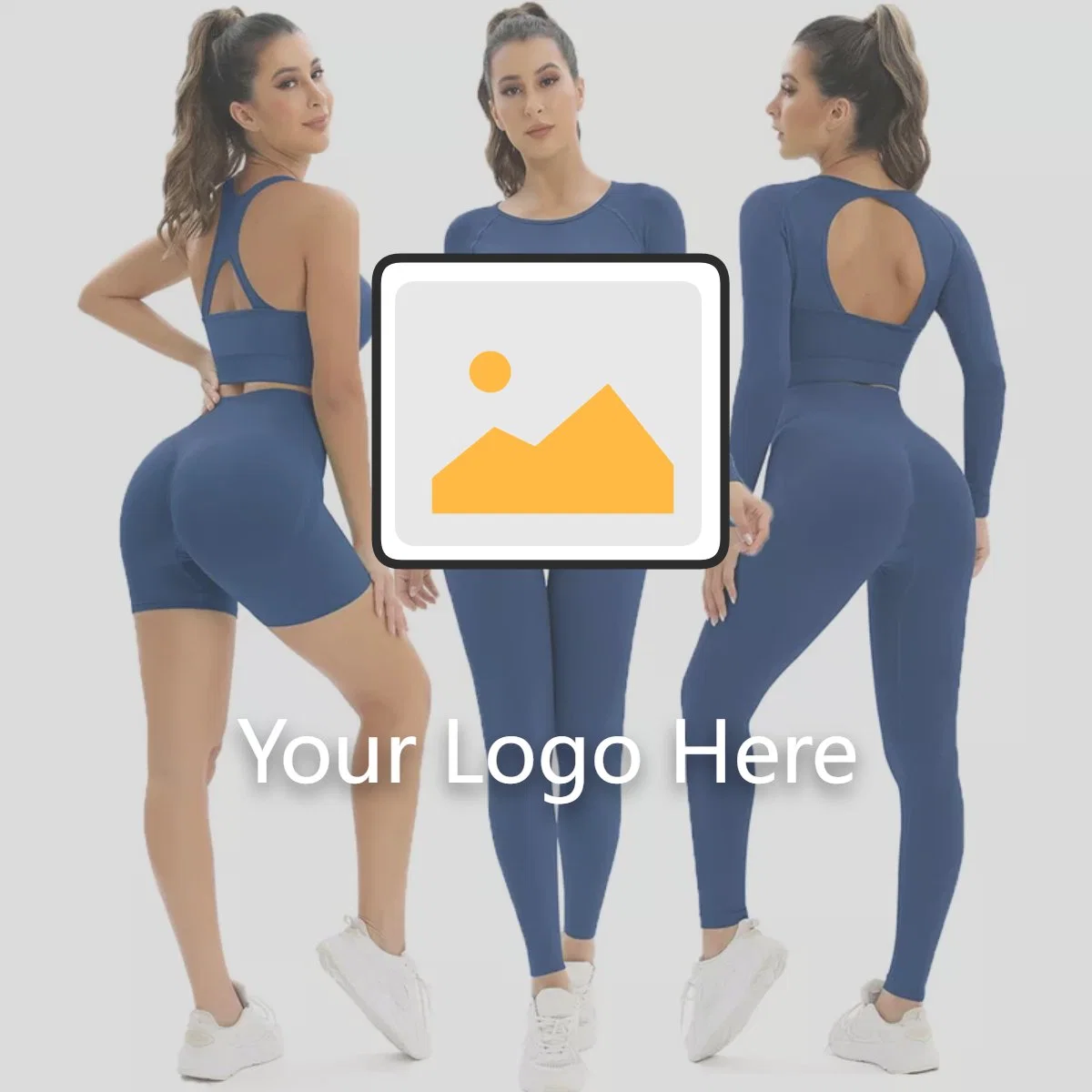 Vestuário de treino para mulher ginásio Legging Seamless Yoga Suit Sportswear