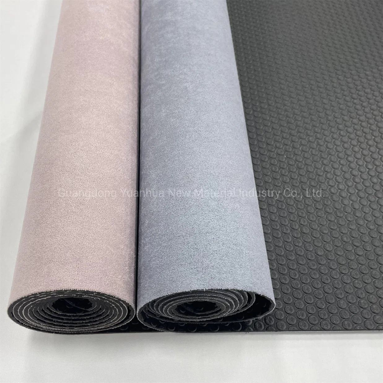 Soild Color Eco Friendly Non-Toxic Anti Slip Custom Printed Logo Kids Suede PVC Yoga Mat for Children