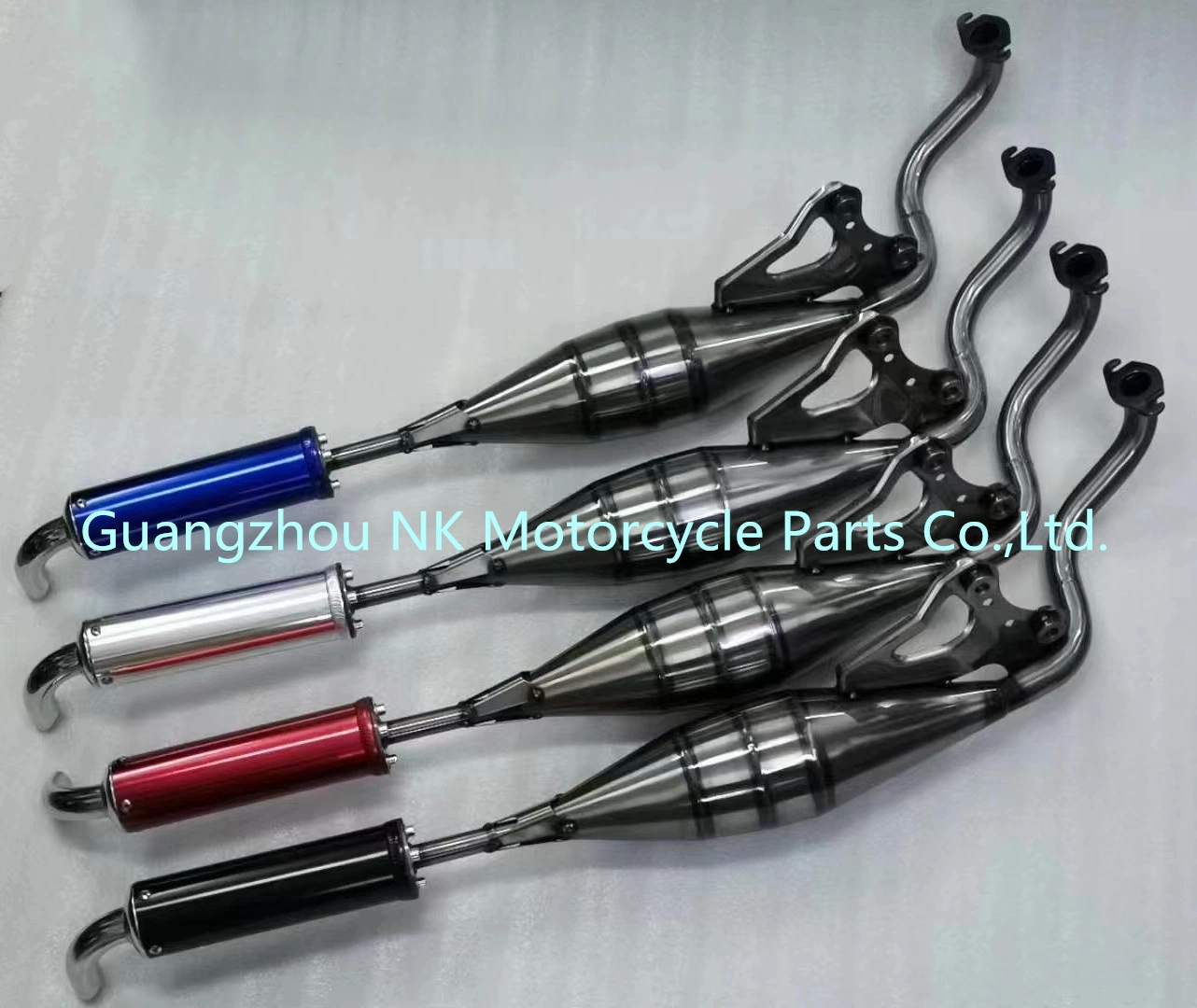 Nk YAMAHA Honda Bajaj Sym Racing CNC Motorcycle Parts Carbon Fiber Motorcycle Exhaust System N-Max/RS150/Piaggio/Vespa/Y15zr/LC150/EGO/Spark135