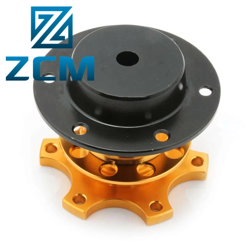 Shenzhen Custom Manufacturing Metal CNC Machining Automotive Parts Colorful Anodized Aluminum Vehicle Car Wheel Steering Quick Release