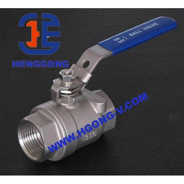 API/ANSI/DIN Steam 2PC Stainless Steel 316 DN80 PVC PTFE Thread Ball Valve with Electric Acutaotr