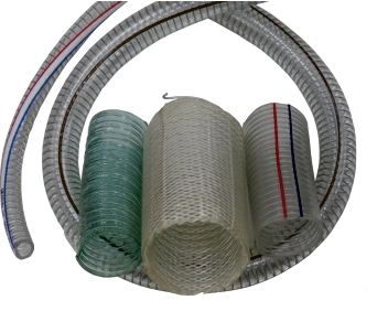 Clear Flexible Wire Reinforced PVC Steel Hose Pipe Extrusion Line