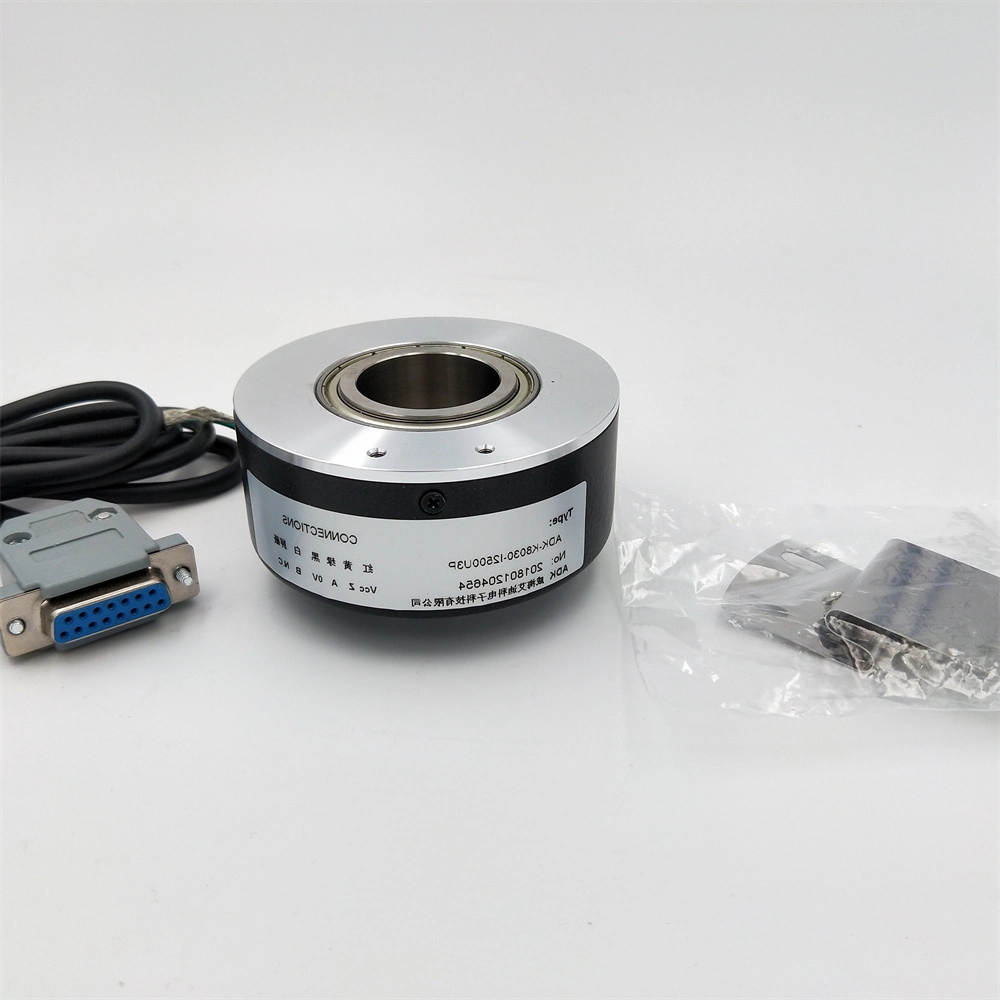 Adk K100 Large Hollow Incremental Encoder 5000PPR Applied to Automation Control Measuring Elevator Printing