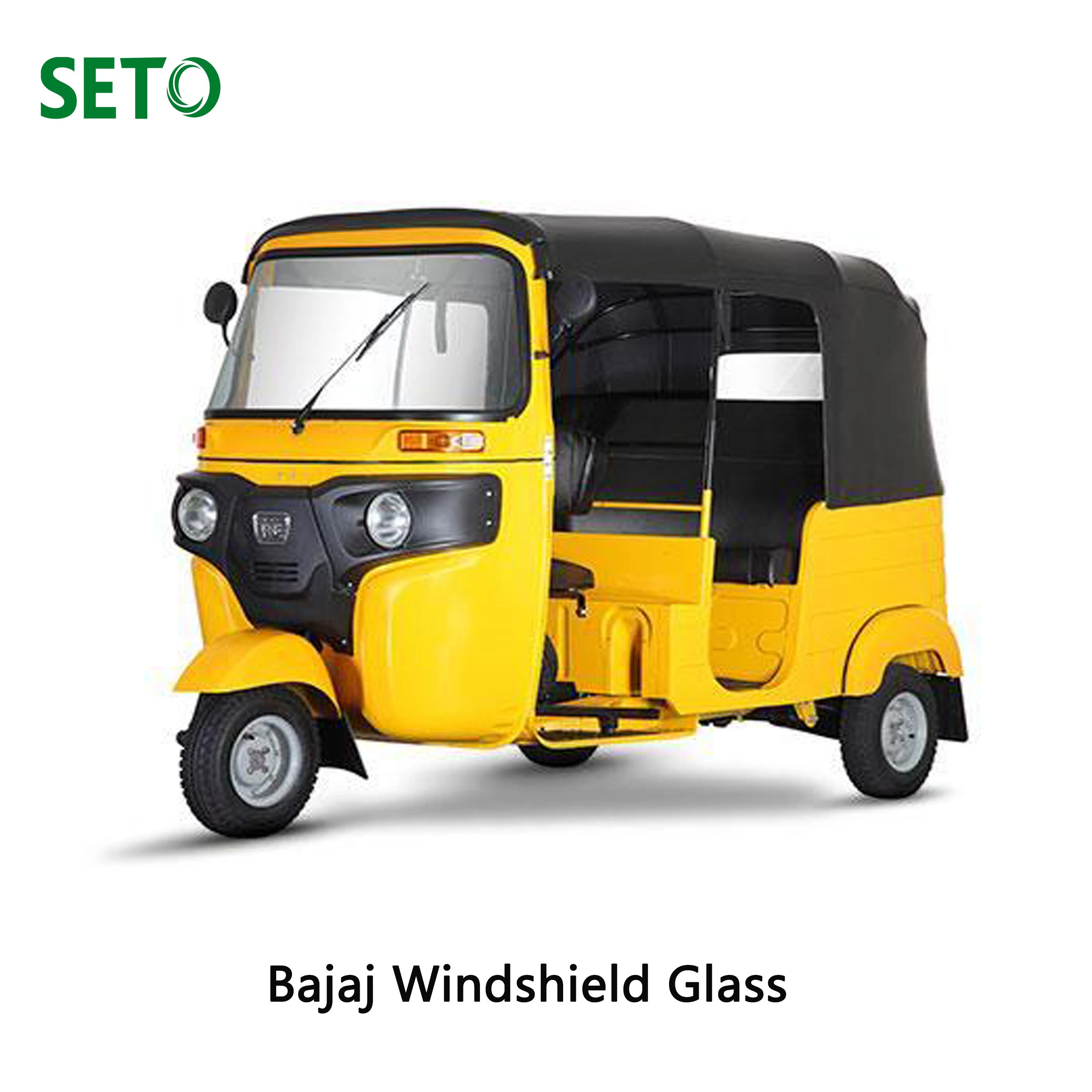 Bajaj Three Wheel CNG Body Parts Front Laminated Windscreen Glass