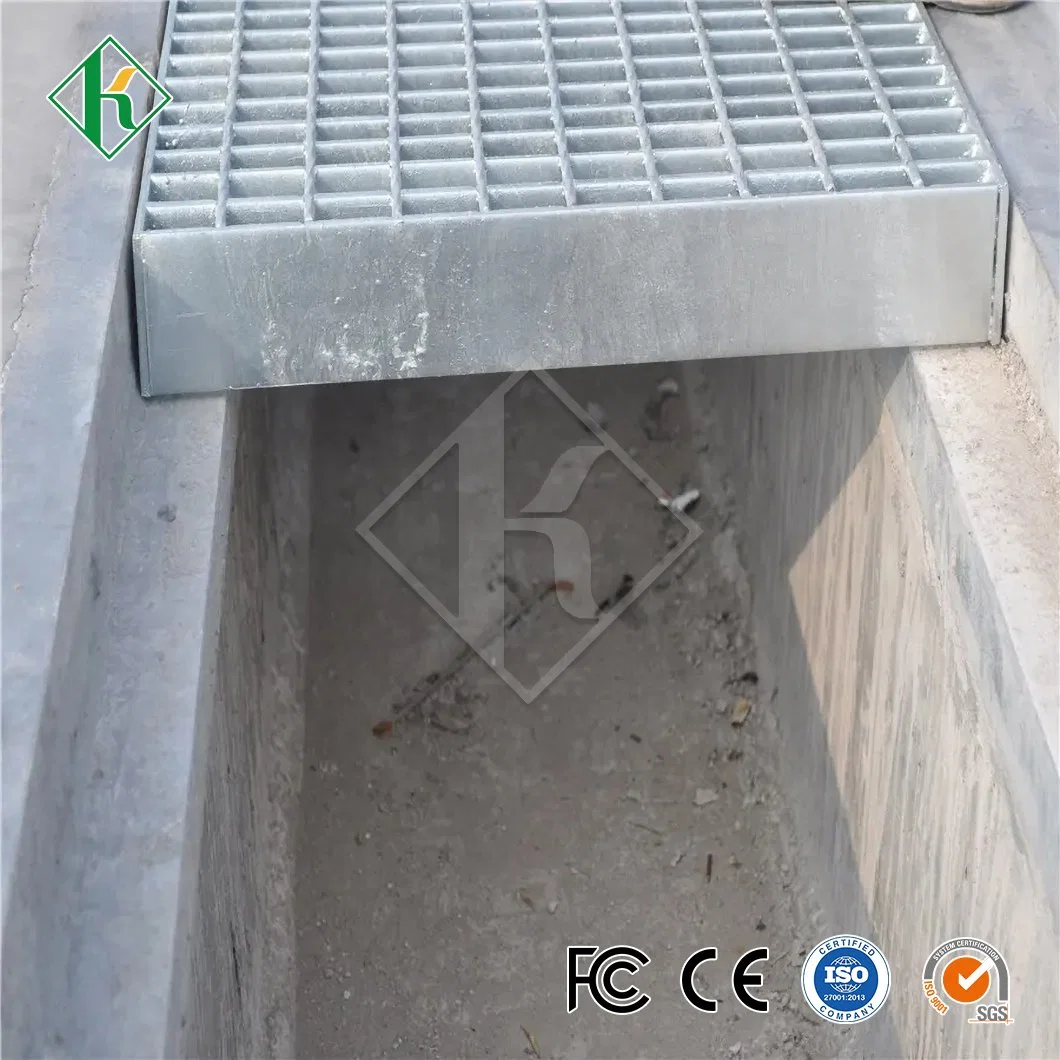 Kaiheng Serrated Bar Steel Bar Grating Factory Trench Cover China Drain Trench Cover