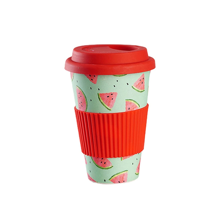 Non Slip Bamboo Reusable Travel Cup for Outdoor Portable Mug Tea Coffee Cup Coffee Tea Water Juice Mug