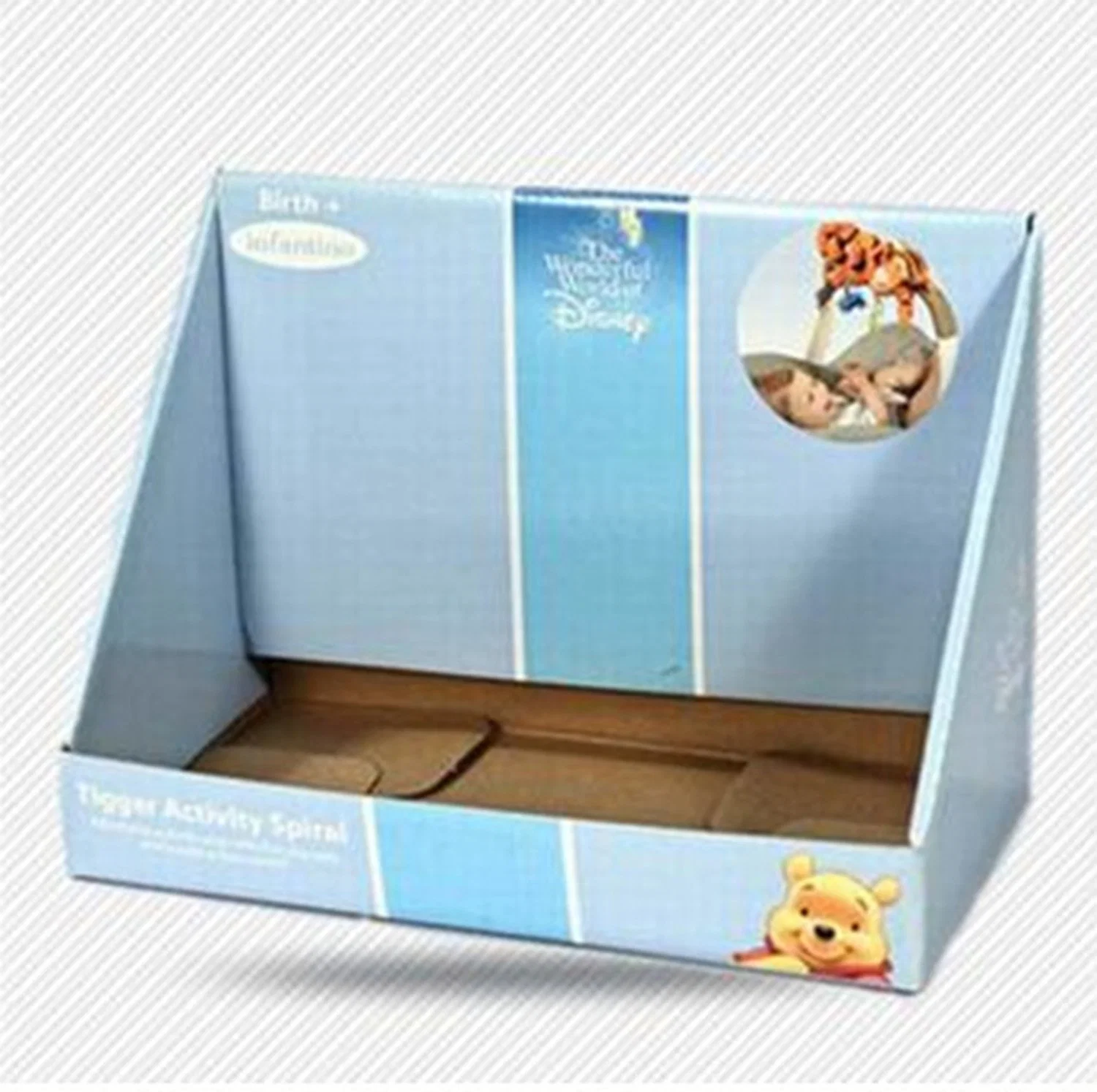 Customized Design Paper Table Display Box for Store, Supermarket Products Show