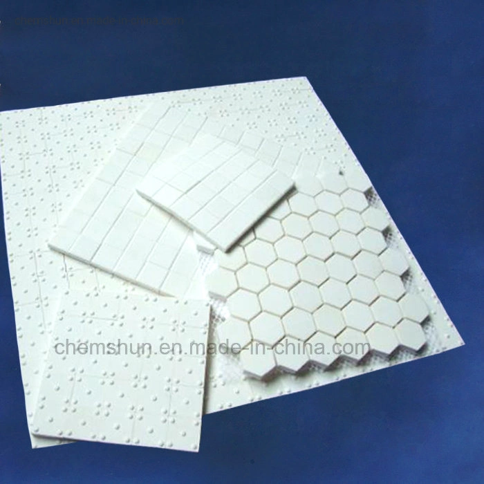 Wear Resistant Ceramic Hex Tile Mats as Abrasion Resistant Materials