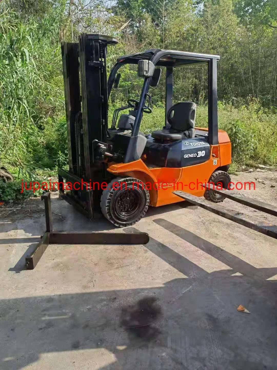 Used Orignal Japan Manufactured Fd30 Toyota Forklift Truck Diesel 3 Ton 3mast Second Hand Forklift Truck