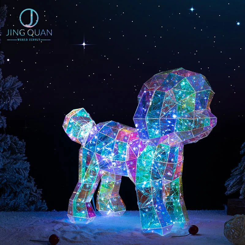 Iluminação LED Puppy 3D Color Motif para rapaz e rapariga Presentes de aniversário decoração festas de Natal