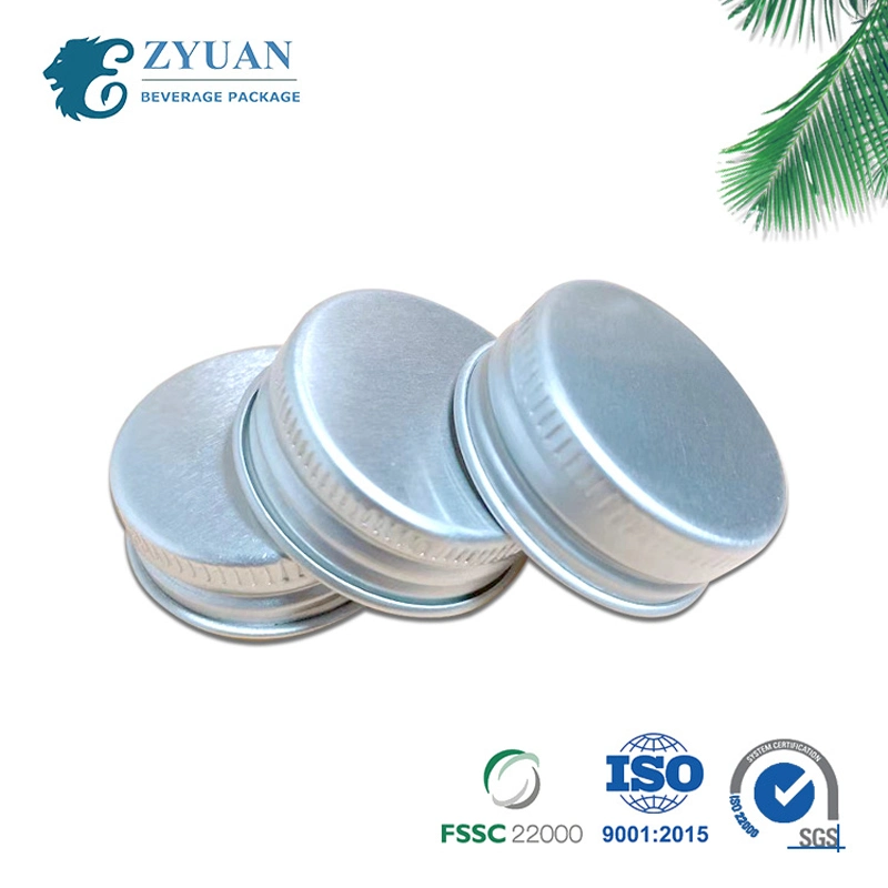 Custom Printing Aluminum Cap Metal Screw Lid Aluminum Bottle Cap